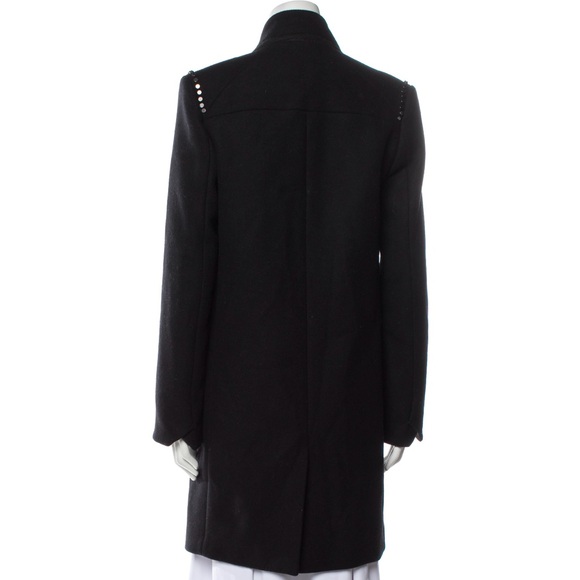 Zadig & Voltaire wool coat with studded shoulders - Picture 3 of 3